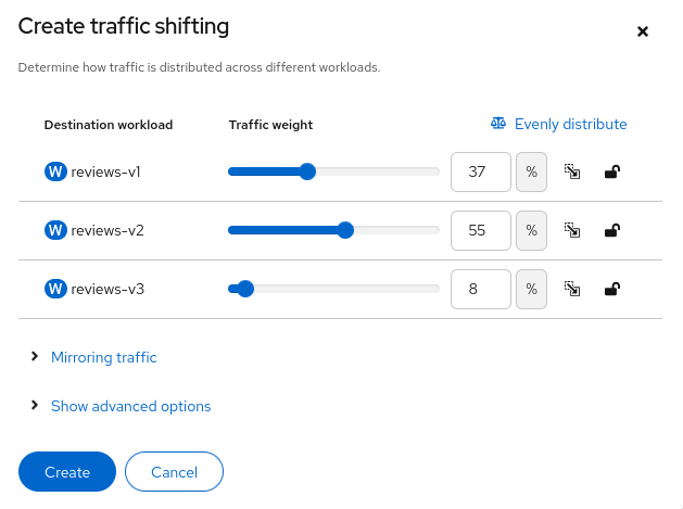 Traffic Shifting