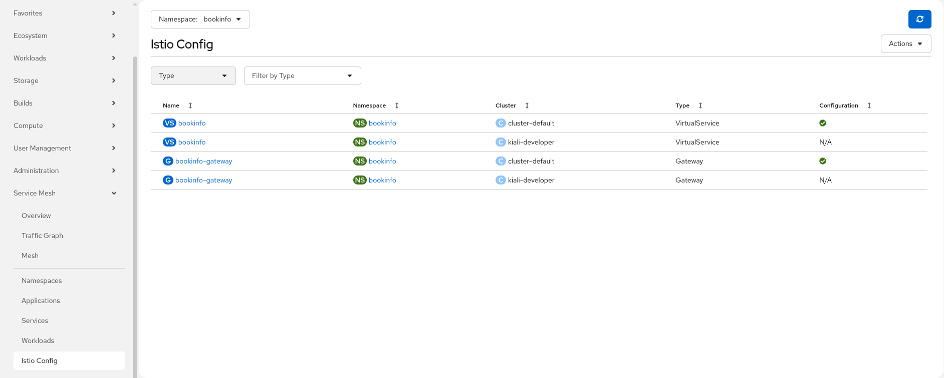 Istio Config